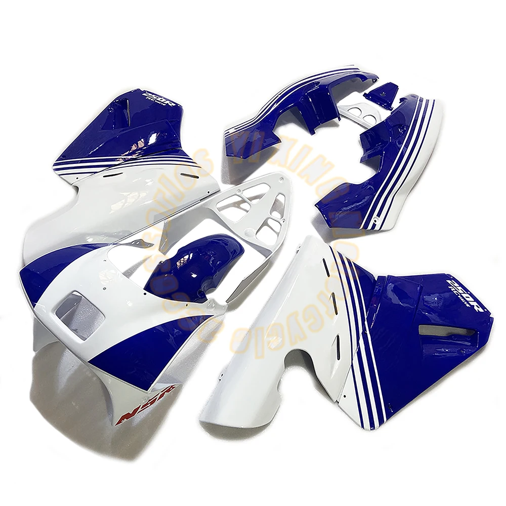 Motorcycle fairing kit is suitable for Honda NSR250 PGM2 MC18 Blue white ABS plastic body protective shell nsr 250 P2