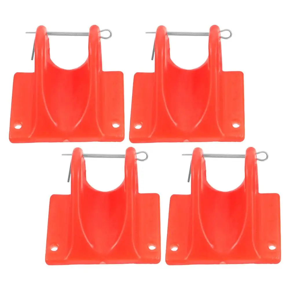 4pcs Rope Protector Edge Guards Safety Climbing Accessories Durable Plastic Escape Ropes Mountaineering Camping Hiking Gear