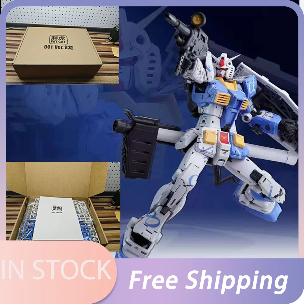 

Fat Cat Model RG Mg 1/100 Model Rx-78-2 Ver 2.0 Assembly Model Kit Movable Joints Action Figure Collect Toy Kids Christmas Gifts
