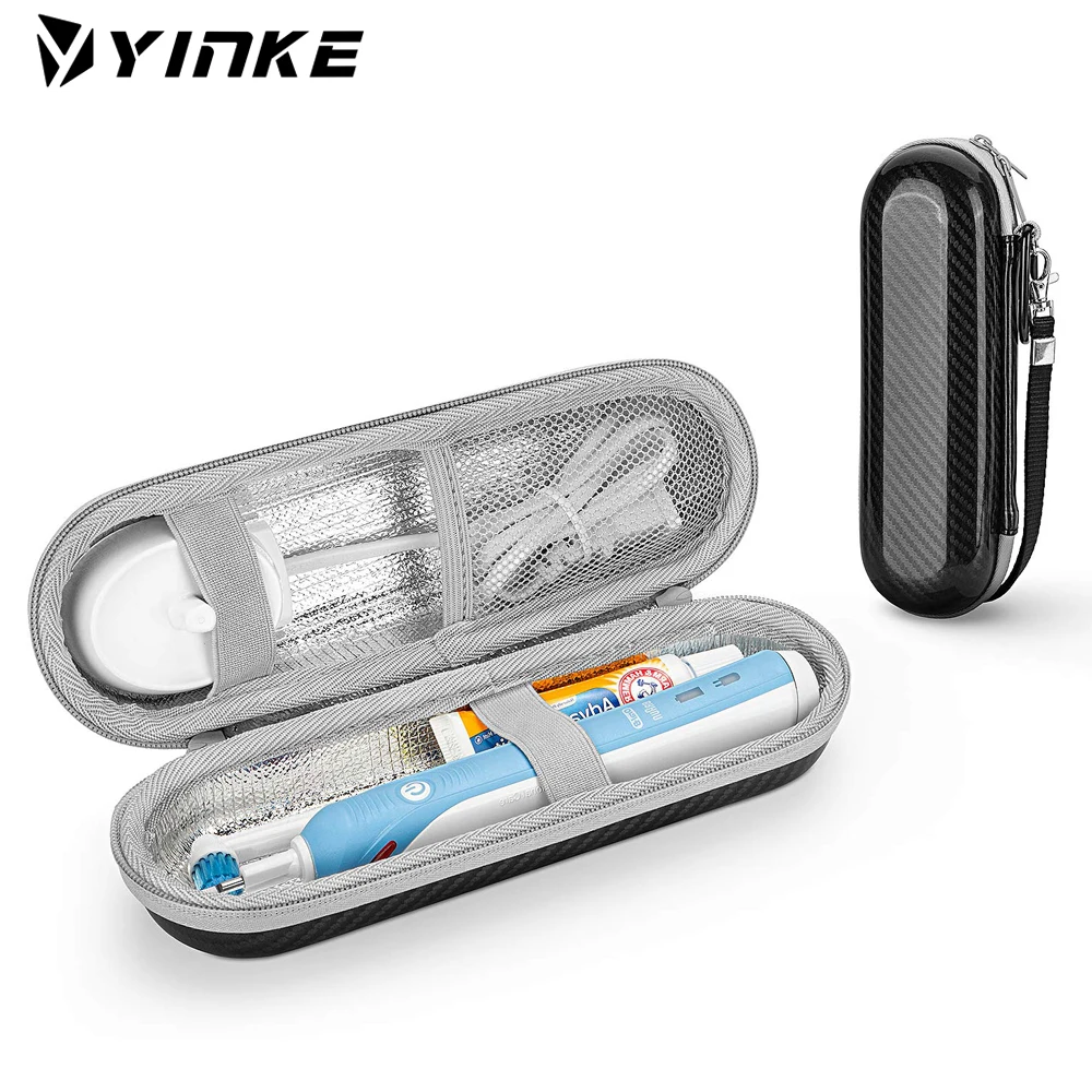 Yinke EVA Hard Case voor Braun Oral B/Oral B Pro/iO Serie 7 8 9/Philips Sonicare Elektrische Tandenborstel Reizen Beschermhoes