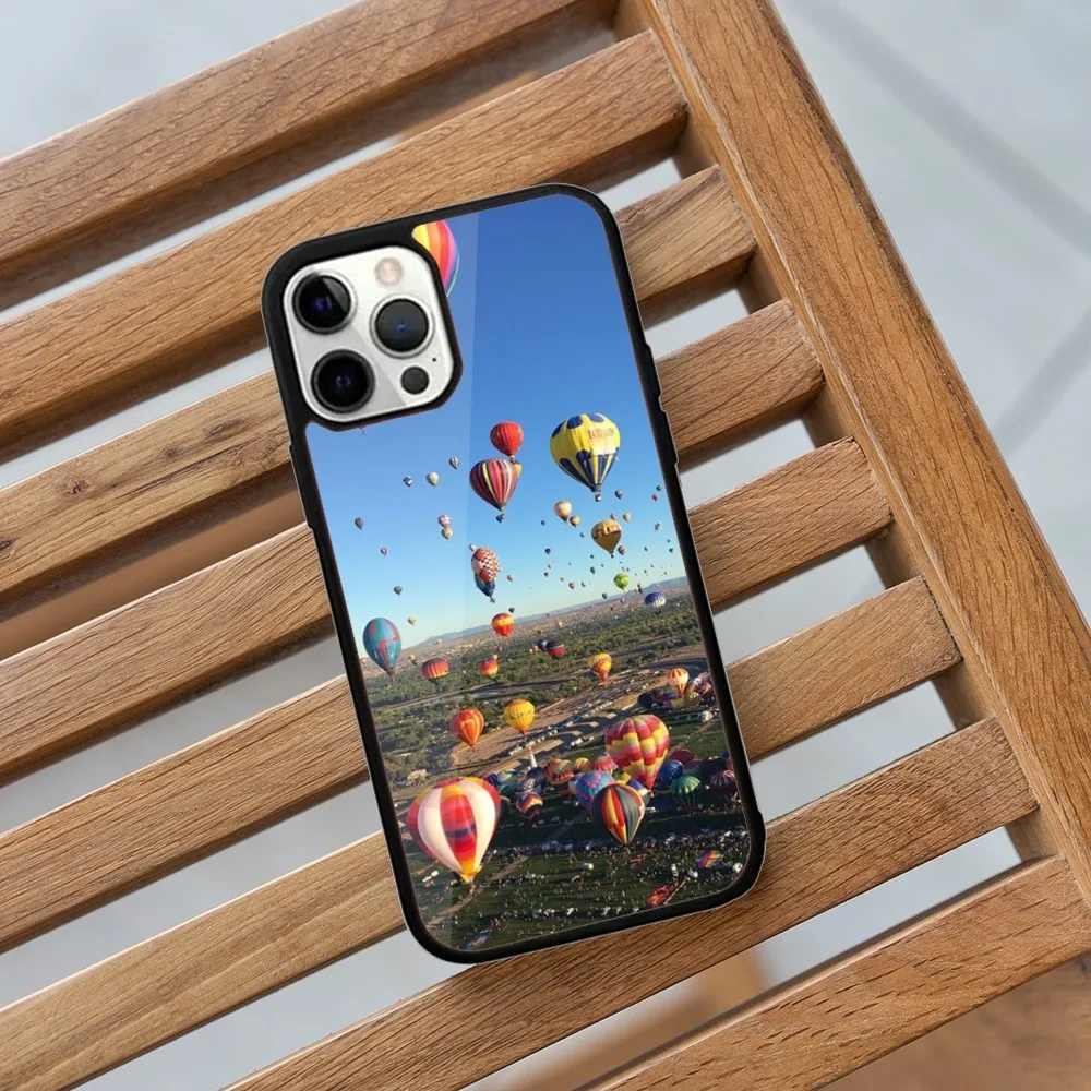 Hot Air Balloon Phone Case For iPhone 16,15,14,13,12,11,Plus,Pro,Max,Mini Magsafe Magnetic Wireless Charging