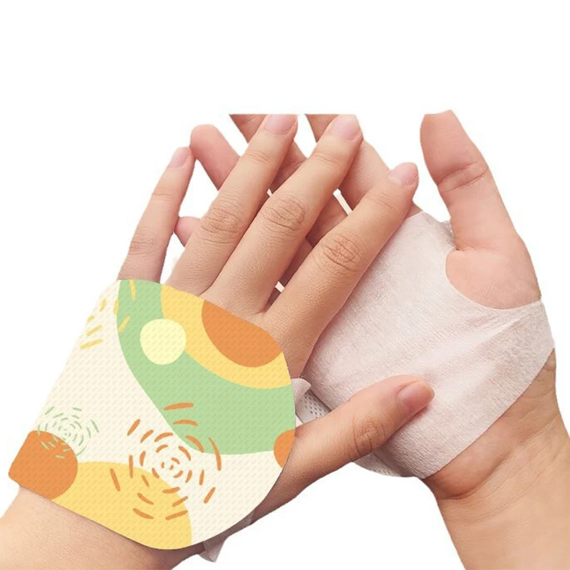 1 Bag Of 2 Pieces Self Heating Winter Warm Paste Disposable Hand Foot Warmers Heat Packs Warmer Heating Pad Fever For 3 Hours