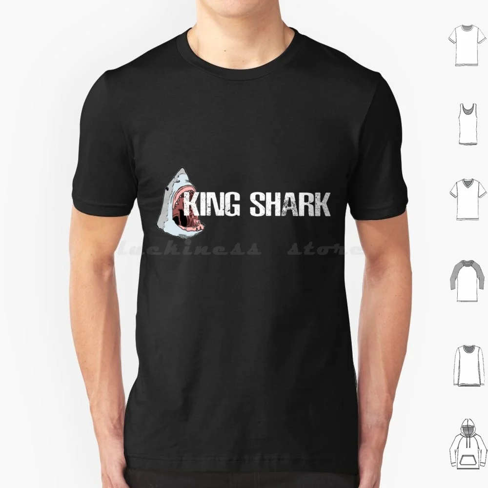 

King Shark T-Shirtking Shark T Shirt 6xl Cotton Cool Tee King Shark T Shirtking Shark