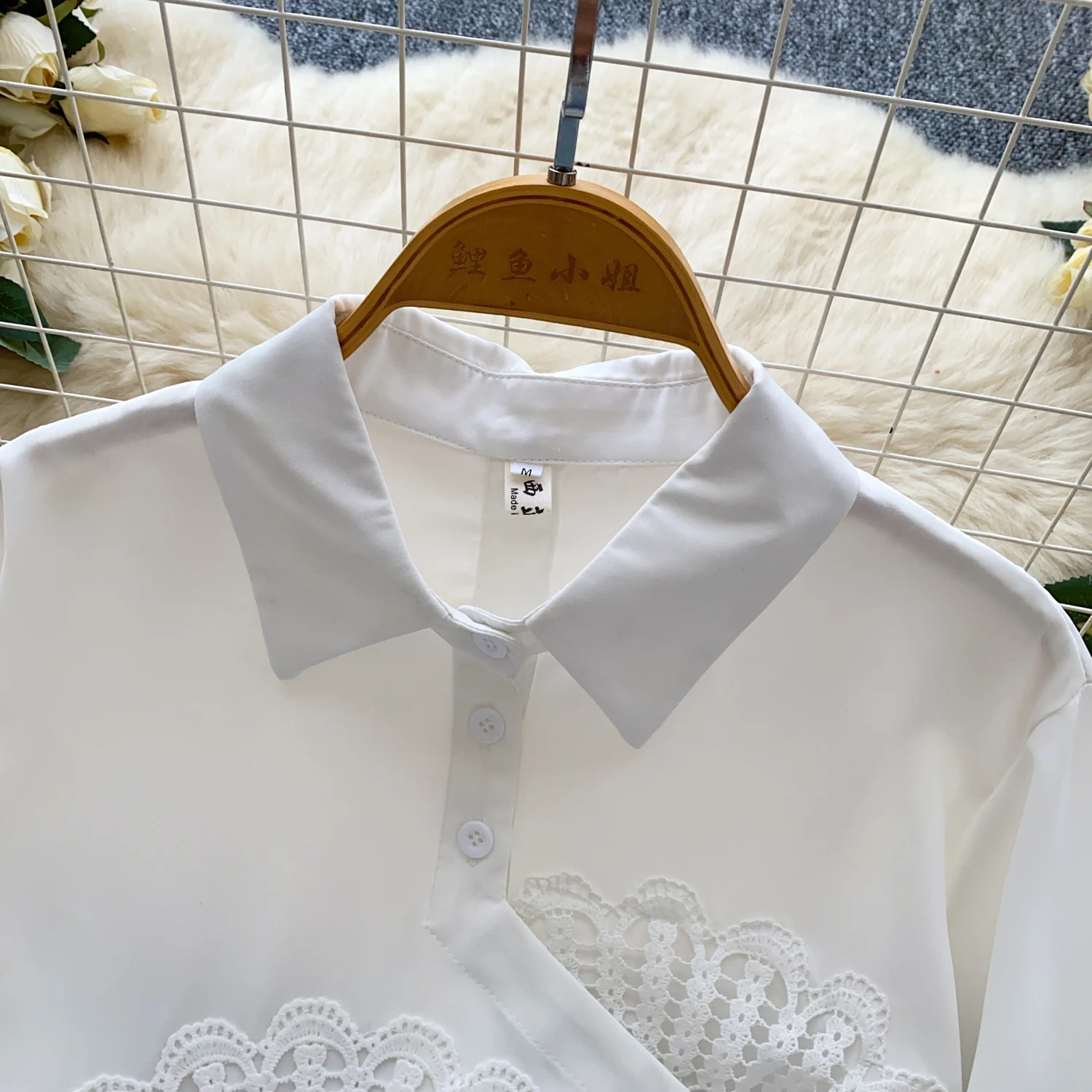 Femmes asymétrique broderie élégant hauts chemises dame à la mode Y2K Ins Blouse dos boutons fendus Festival mariage anniversaire chemises
