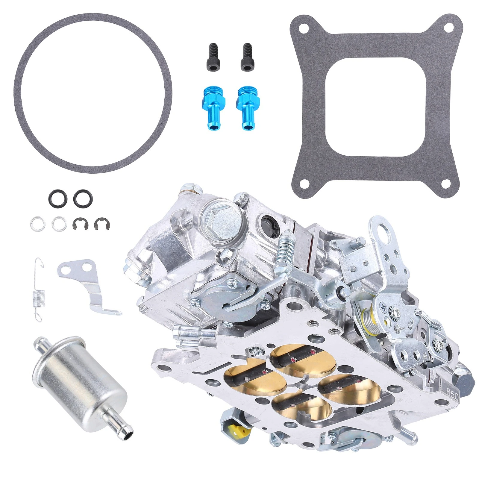 

Quick Fuel Alloy Aluminum Metal Carburetor Compatible for 850 CFM Brawler Race BR-67201