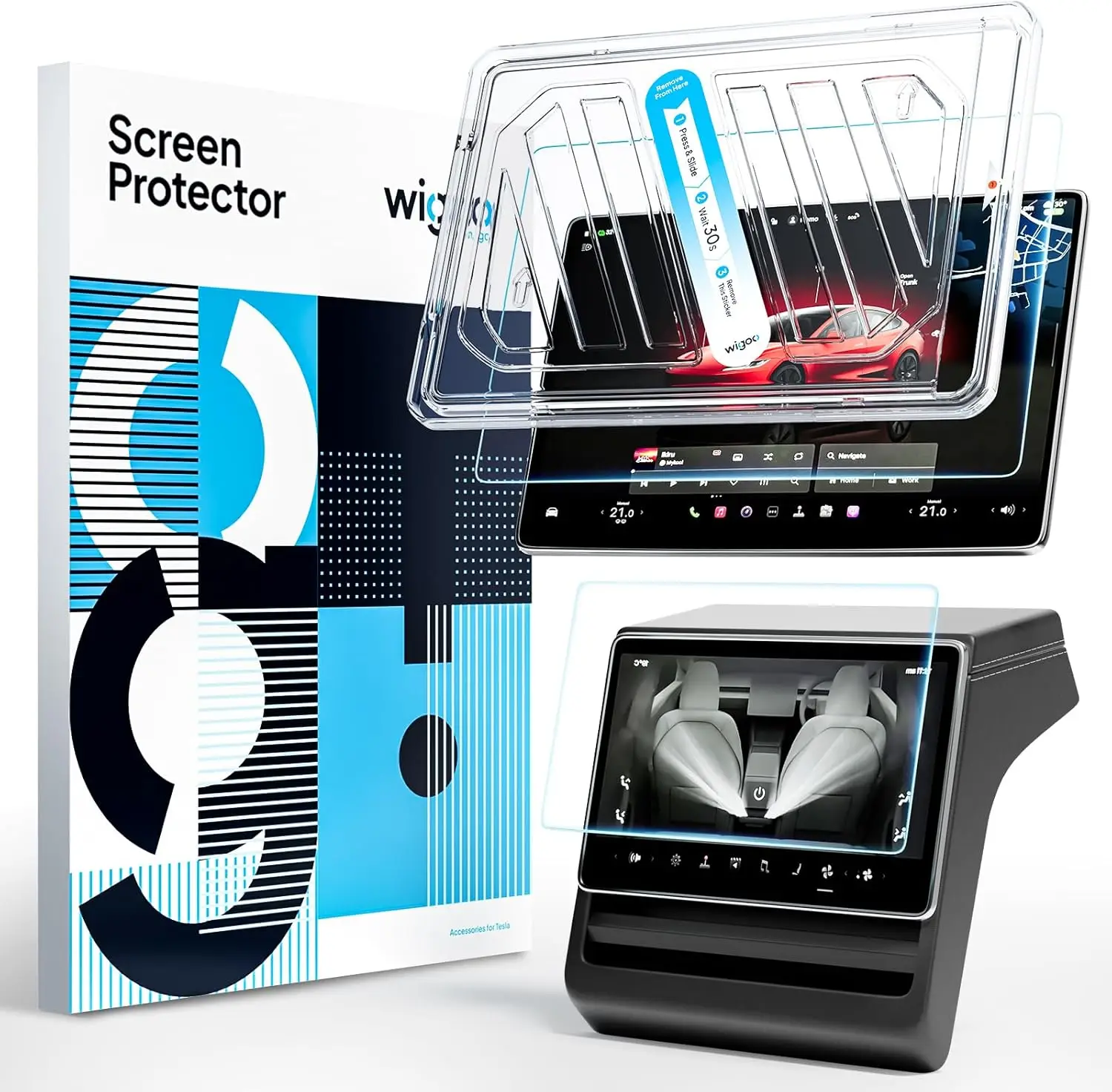 

(Premium & Performance) Screen Protector Matte [No Glare & Fingerprint] , 16" Tempered Glass Protector with Alignment Kit
