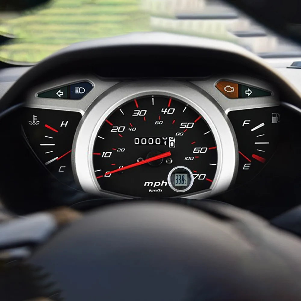 

Mini Thermometer Waterproof Stick-On Digital Display -20~ 70°C Transparent Shell Temeperature Meter