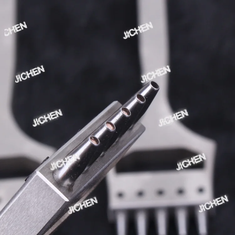 

Пробойник для ремней, инструменты для рукоделия из кожи, пробойник для ремней с шагом 6,5 мм, многофункциональный круглый пробойник, для вырезания круглых отверстий в ремнях