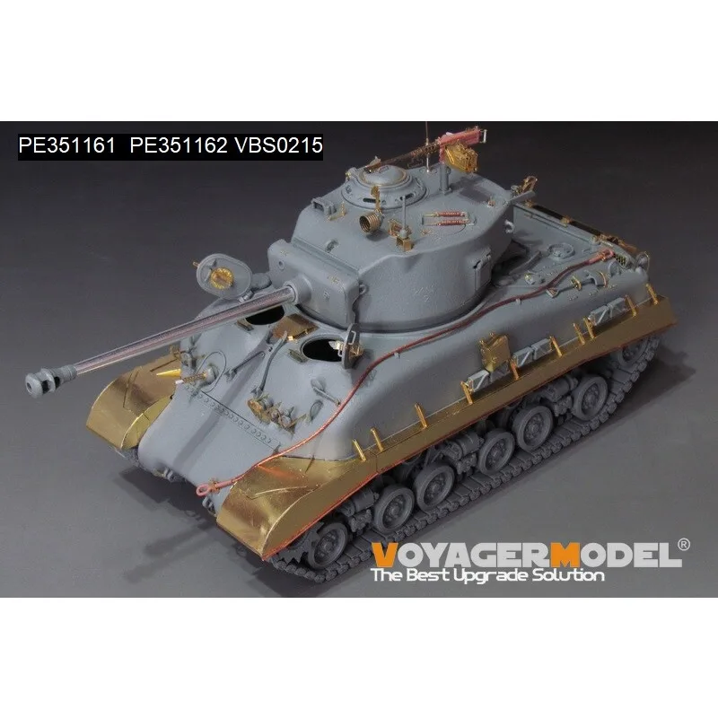 

Voyager PE351161 WWII US M4A1(76w)HVSS Basic(For TAKOM 2205) Photo Etched Part (No Tank Model)