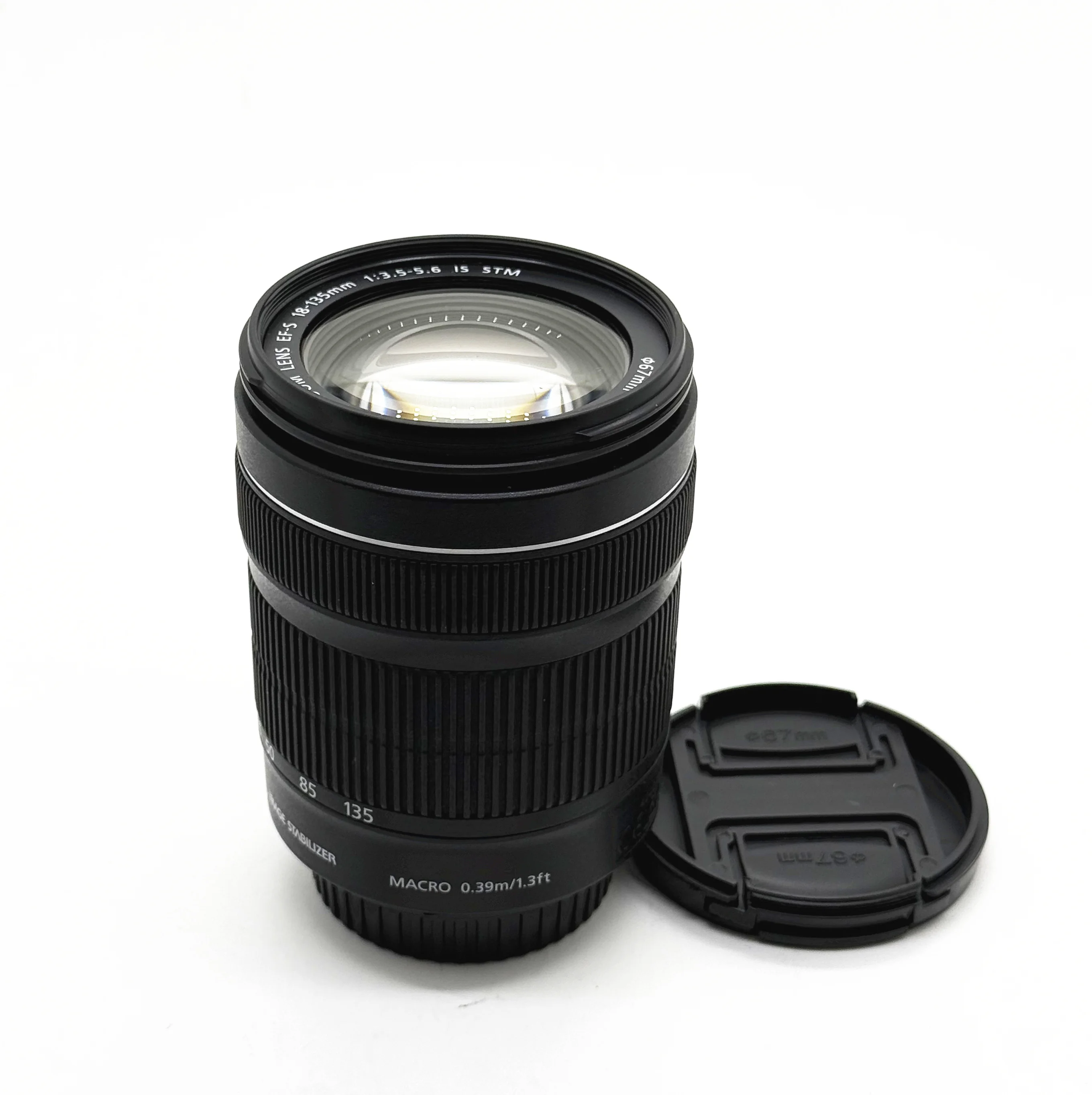 98% neuwertiges, originales EF-S 18-135mm f3.5-5.6 IS STM Weitwinkel-Telezoomobjektiv mit Bildstabilisierung (IS) für Canon 80D 77D 90D 600D 700D DSLR – Detail 3