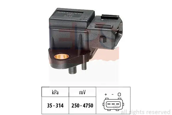 

EPS 1.993.116 Sensor, intake manifold pressure for BMW