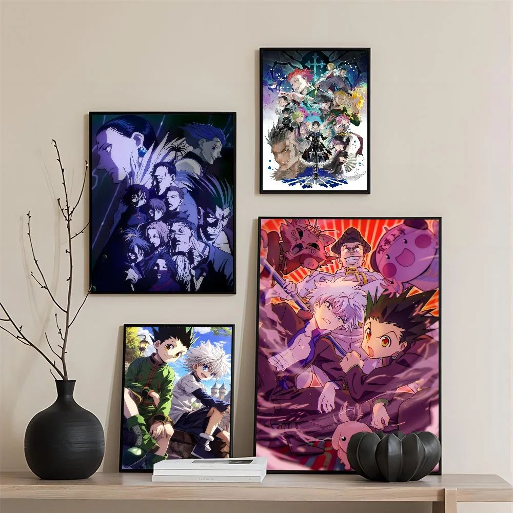 Anime Hunter X Hunte Anime Posters Sticky HD Quality Wall Art Retro Posters For Home Kawaii Room Decor