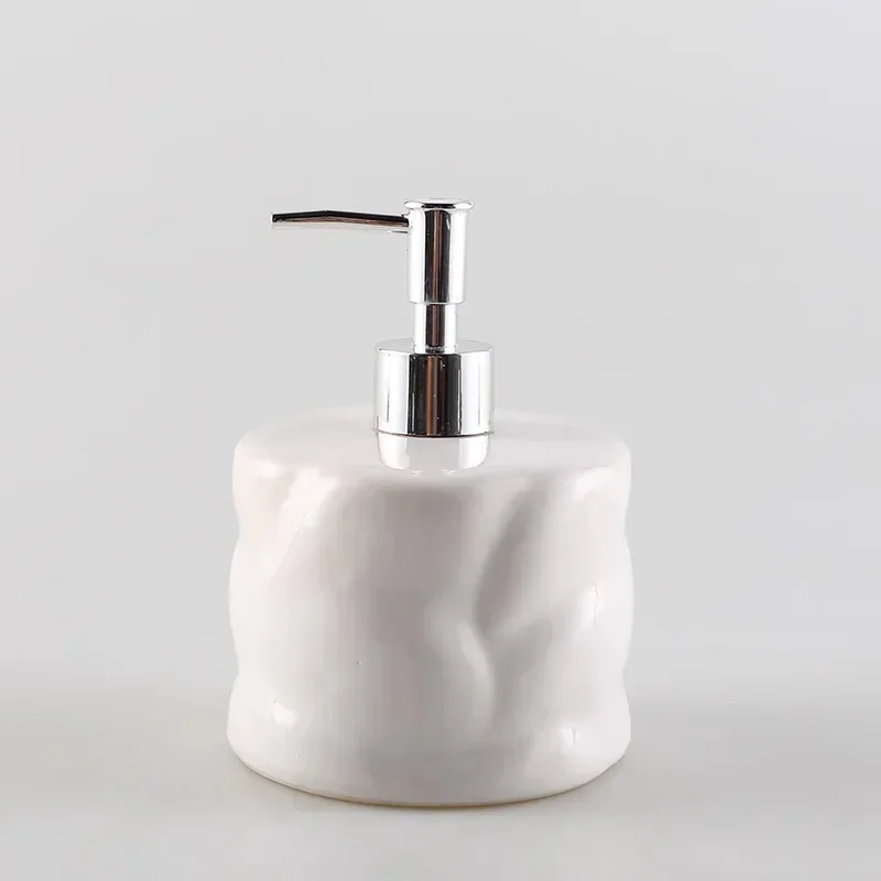 

580 мл креативный белый фарфоровый лосьон, бутылка для ванной комнаты, гель для душа, шампунь, бутылка, аксессуары для ванной комнаты