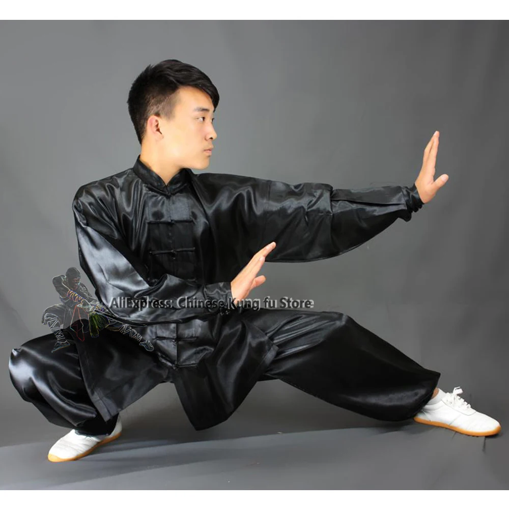 Male Female Tai chi Uniform Martial arts Kung fu Jacket and Pants Wing Chun Changquan Wushu Suit