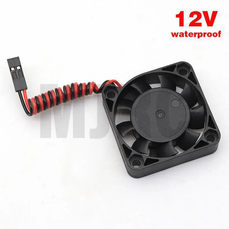 Double Bearing Strong wind Motor ESC cooling 12V fan for 1/10 RC Crawler Car RC Short-Course Truck Drifting RC Car Monster Truck