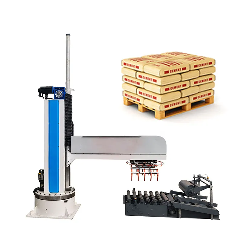 

Semi Automatic Bag Scara 25kg Automated System Stacker Cobot Machines Robot Palletizer for Bags 50kgs