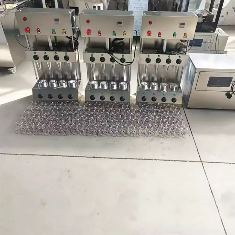 

New Fully Automatic Electric 304 Stainless Steel Pizza Machine Edible Cup Making Portable Hand-held Easy Operate Sweet Snack No