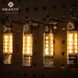 Swante 2600mAh Led Camping Flashlight DIY Connector For 5050 workshop Devise Works Flash Adapter with Lamp Stand Tripod Support