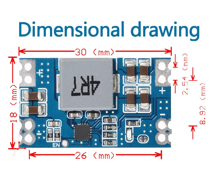 High Efficiency Output 3.3V 5V 9V 12V mini560PRO Step Down DC-DC Converter Voltage Regulator Buck Stabilized Power Supply Module