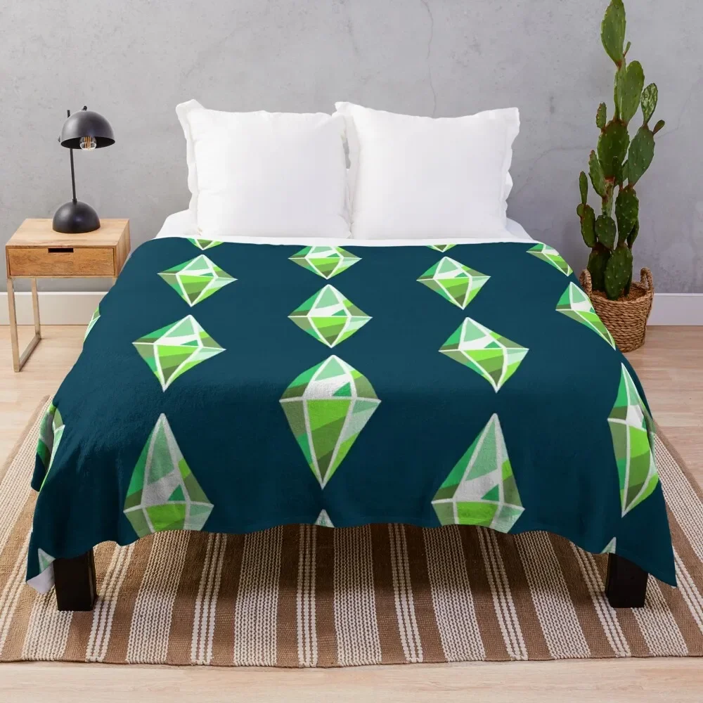 

Sims 4 Plumbob Throw Blanket Soft Big Beautifuls Luxury St Custom Blankets