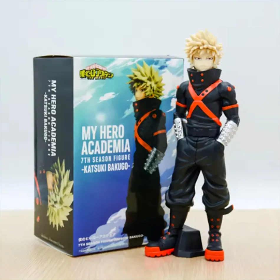 Figura de Katsuki Bakugo de la 7ª Temporada de My Hero Academia de BANPRESTO - Modelo de Anime en Caja Original, Edición Coleccionable