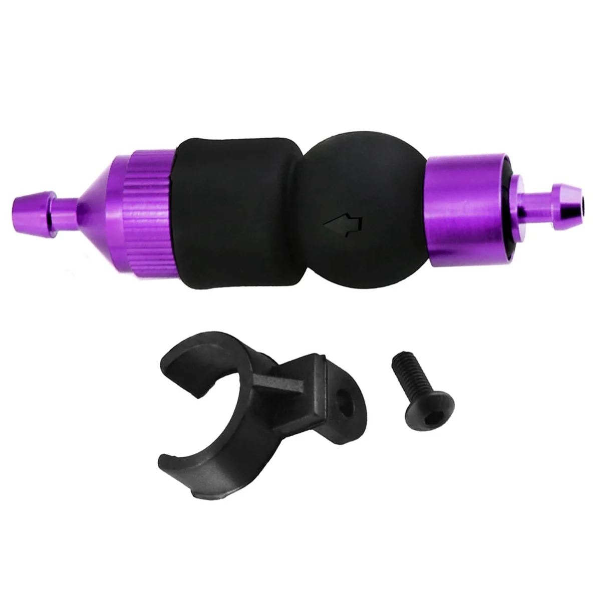 YSUN-3X Filtr Paliwa Części Silnika Nitro Części Zamienne do Zbiornika Paliwa Do Modelu Samochodu RC 1/8 1/10 HSP Kyosho Redcat Himoto HPI, Fioletowy