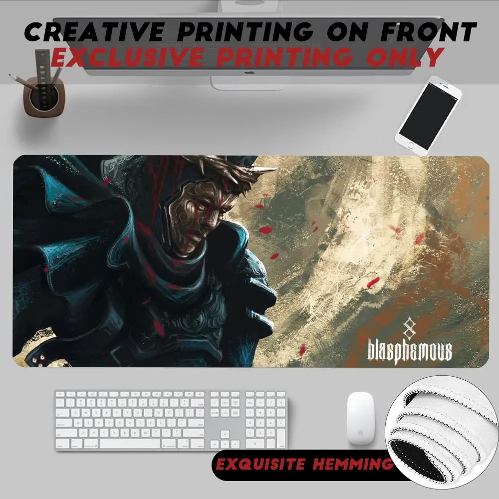 Mouse Pad Non-Slip Rubber Edge locking mousepads Game play mats Popular video game B-Blasphemous for notebook PC computer