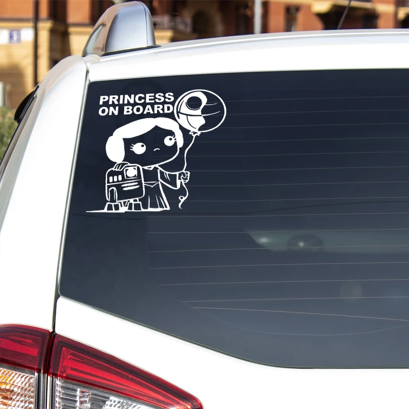 Baby Princess On Board Vinyl Car Stickers Creative Decals for Car Motorcycle Cute Vehicle Decor Accessories view 5