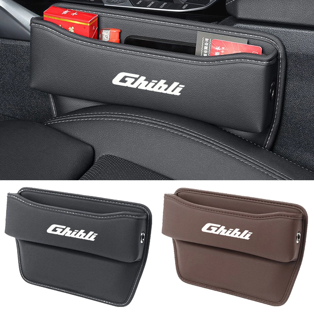 

Multifunction Car Seat Gap Organizer Seat Crevice Slot Storage Box Accessories for Maserati Ghibli