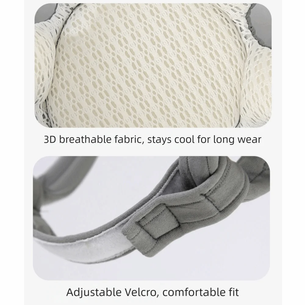 

Soft Padding Baby Walking Head Protector Adjustable Straps Lightweight Toddler Safety Hat Anti Fall Comfortable To Wear