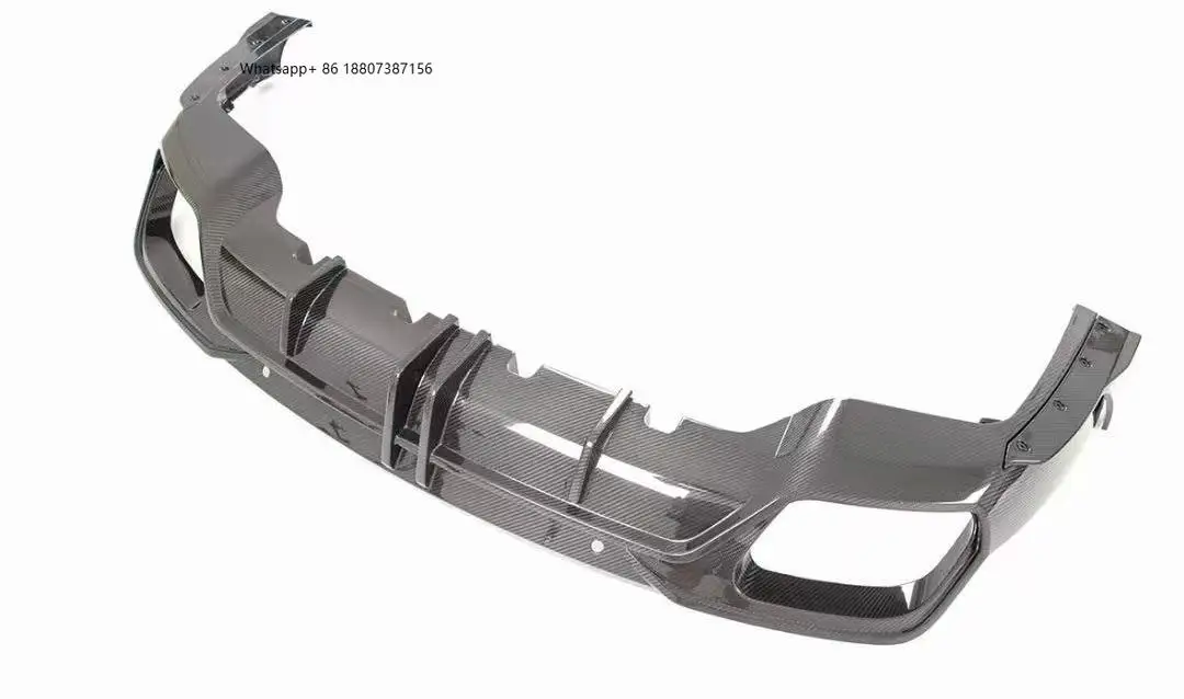 

New Yaochi for for 971 Dry Carbon Bumper with Exhaust Slots Bolt-On Universal Fitment