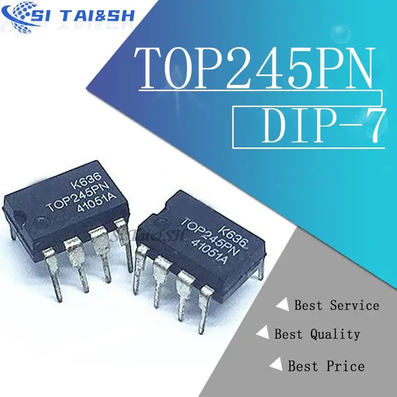 10PCS/lot TOP245PN TOP245 DIP-7 Power management chip