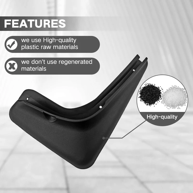 MudFlaps For Li Auto Li L7 2023 2024 Mudguards Mud Flaps Splash Guards Front Rear Wheels Fender Car Accessories 4Pcs