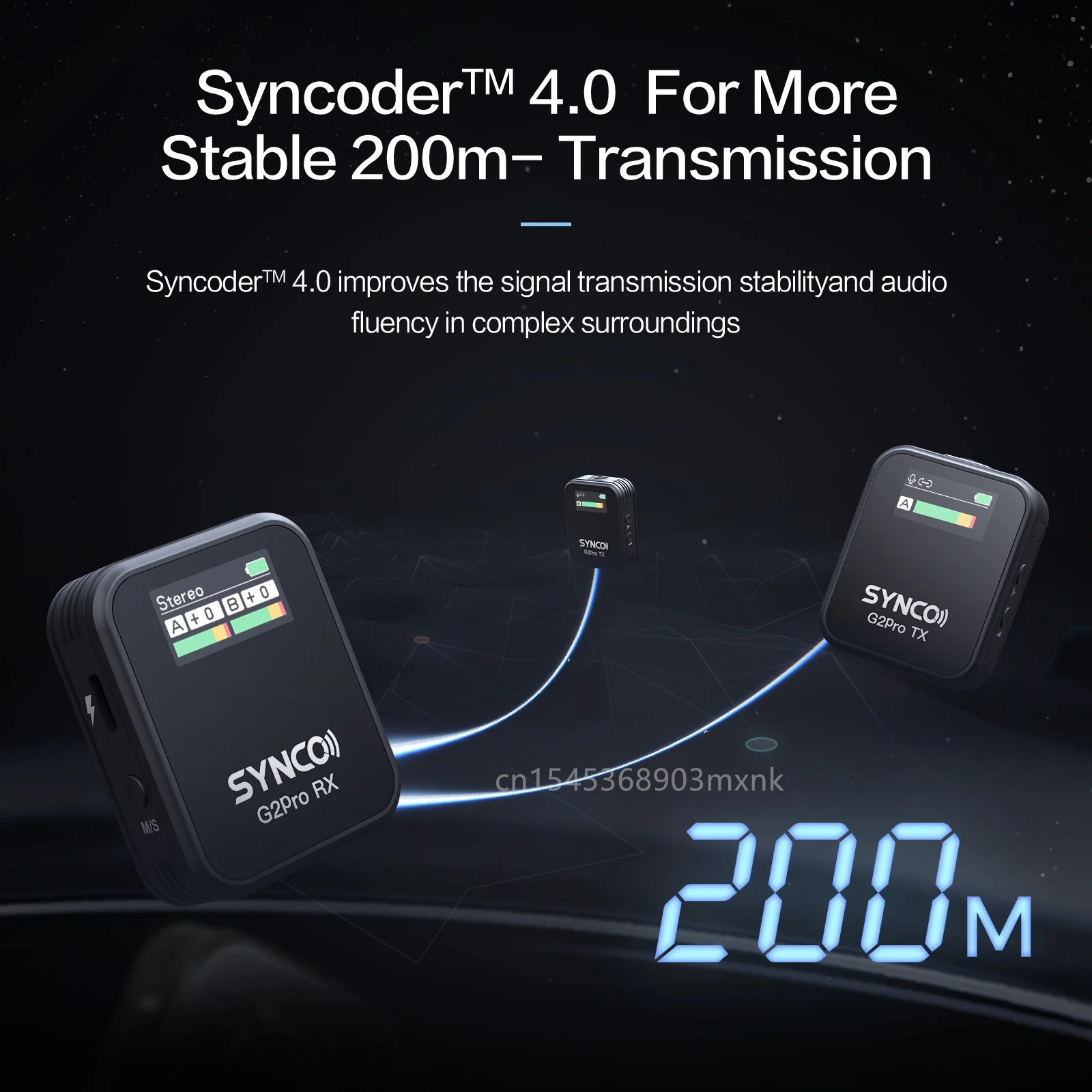 Sycno G2 Pro A2 Pro Wireless Microphone Lavalier Transmitter Receiver 200m Transmission MIC Professional Recording Studio Video