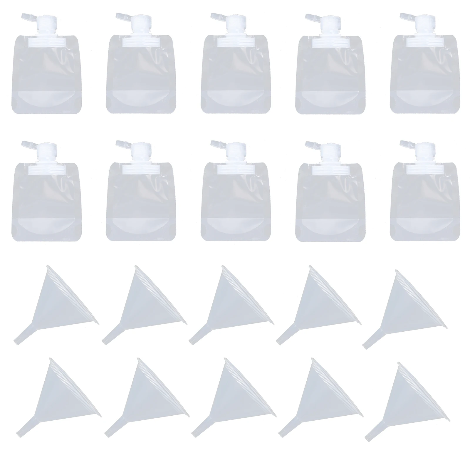

1 set 30ml Portable Liquid Container Travel Lotion Bag Cosmetics Bag Refillable Storage Bags for Camping Business Tourism
