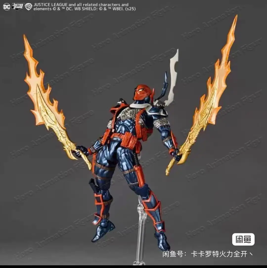 

В наличии: Фигурка KAIYODO Amazing Yamaguchi Revoltech Deathstroke Slade Wilson, версия 1.5, модель для коллекционирования, подарок