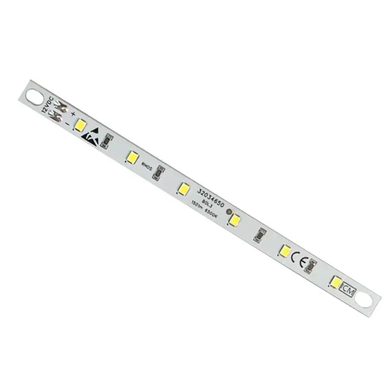 12V 6500K LED Refrigerator Light Strip Cool White Replacement Spare Part 32034650 for Household Fridge Daily Fixing Work