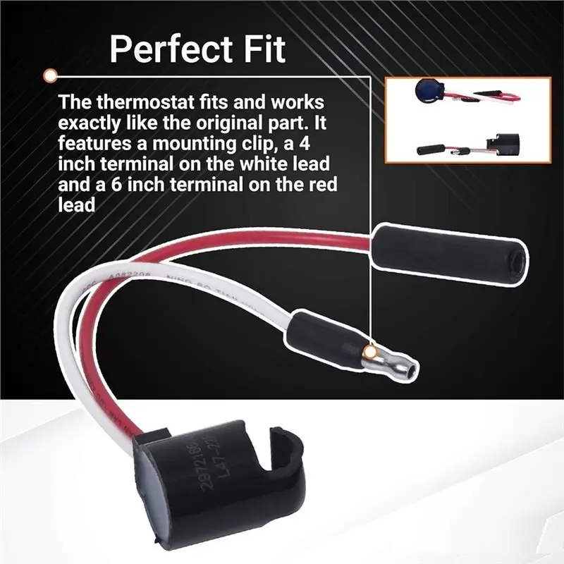 2026 New 297216600 Refrigerator Defrost Thermostat For Frigidaire And For Kenmore-High-Quality Replacement Part,Refrigerator view 4