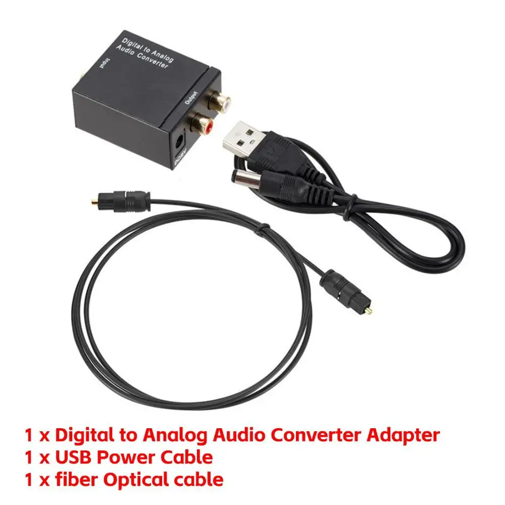 Coaxial To Analog Audio Decoding Converter Spdif To Lotus Coaxial/digital Fiber To Analog Decoder Digital To Analog Audio Conver