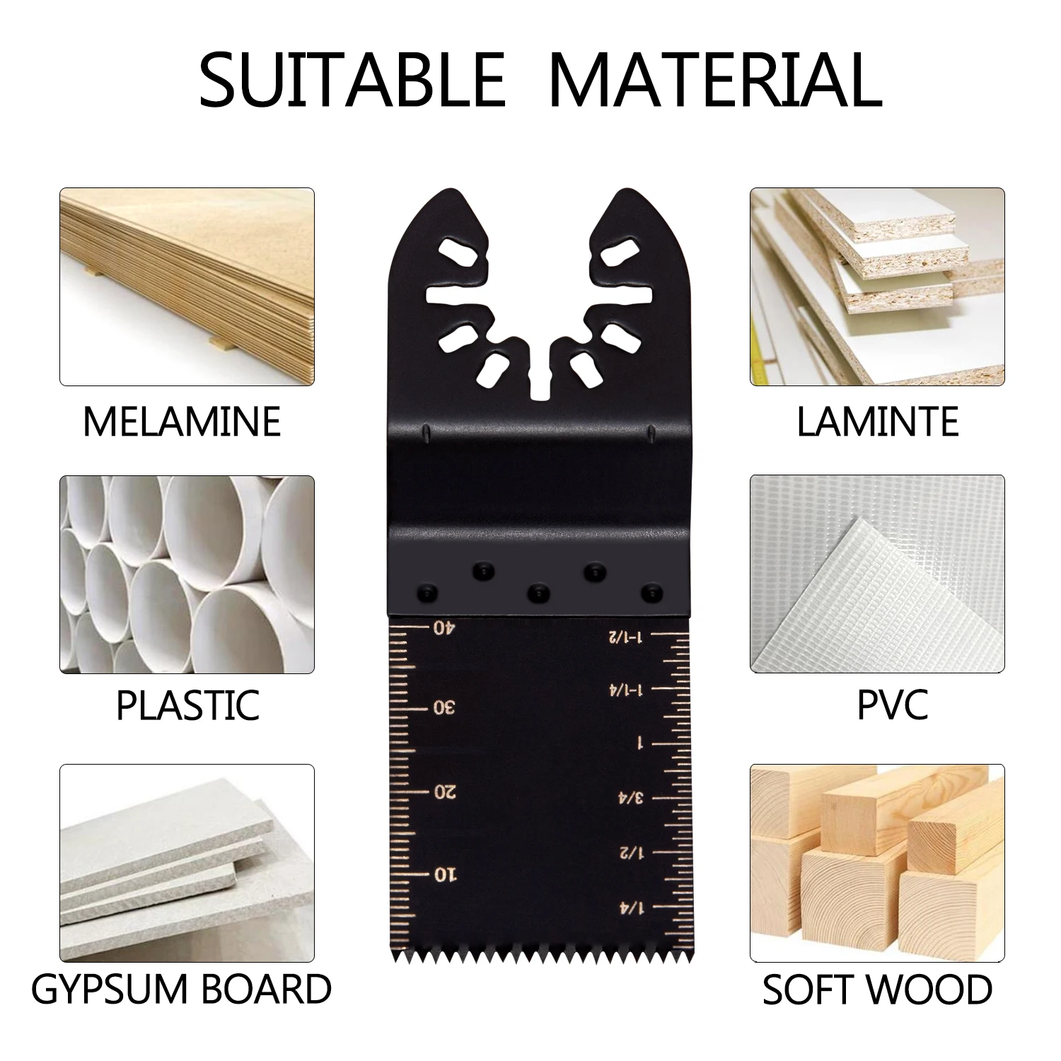 6-teilige oszillierende Multitool-Sägeblätter aus Holz mit Schnellverschluss: Die ultimative Leitfaden für Fliesen, Holzbearbeitung und Bau