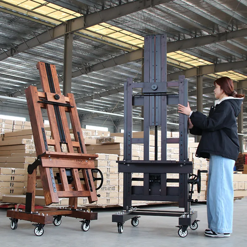 Flat dual-purpose Big Mac hand crank adjustment Flat floor easel