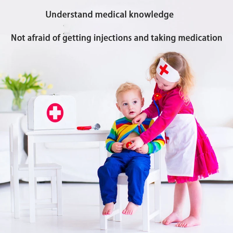 13 Stks/set Peppa Varkenspagina Kinderinjectie Stethoscoop Prop Medicijndoos Verpleegkundige Simulatie Dokter Speelgoed Kinderen Verjaardagscadeaus