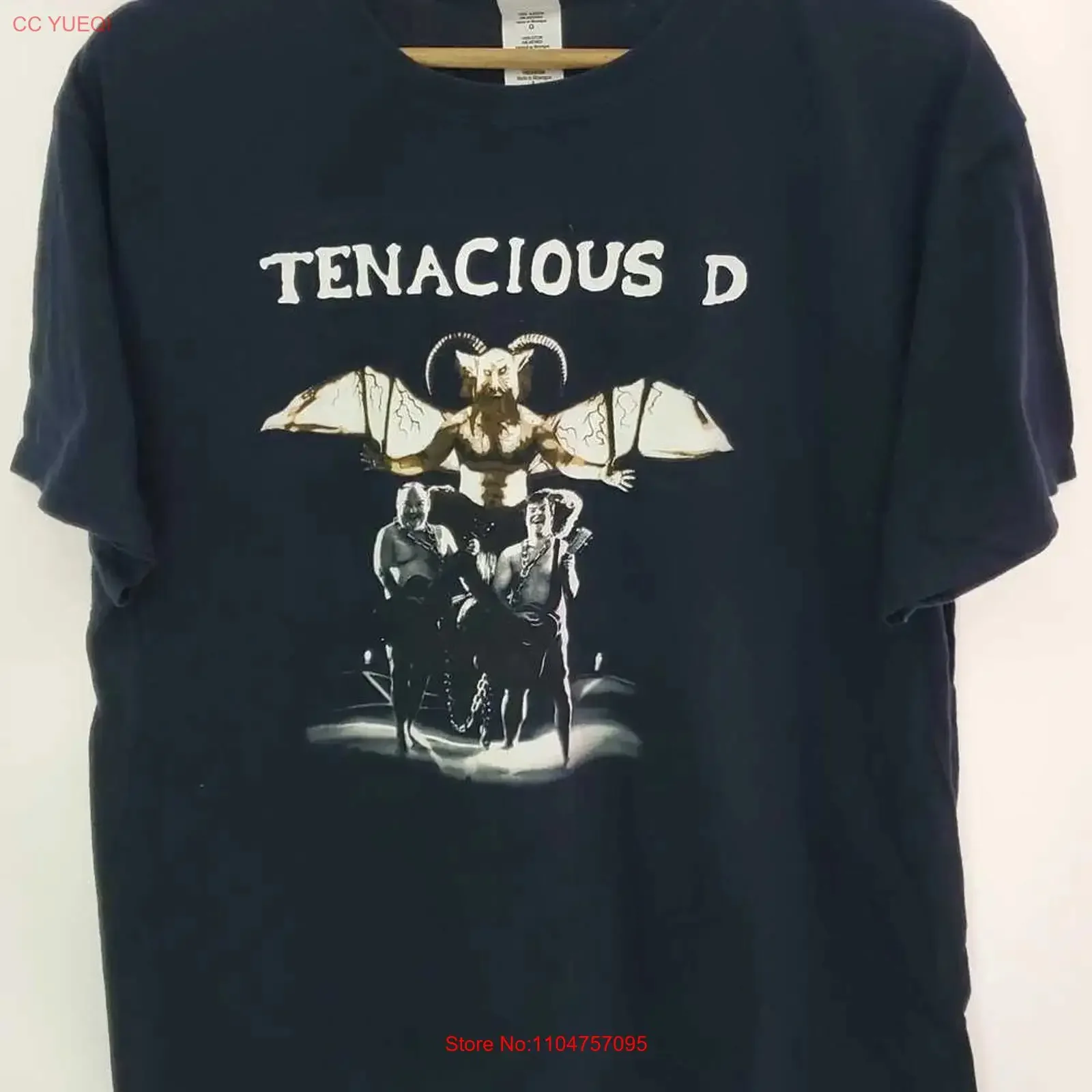 T-shirt style vintage S-5XL Tenacious D CC153, vêtement de créateur confortable et délavé, idéal pour le quotidien, doux et polyvalent