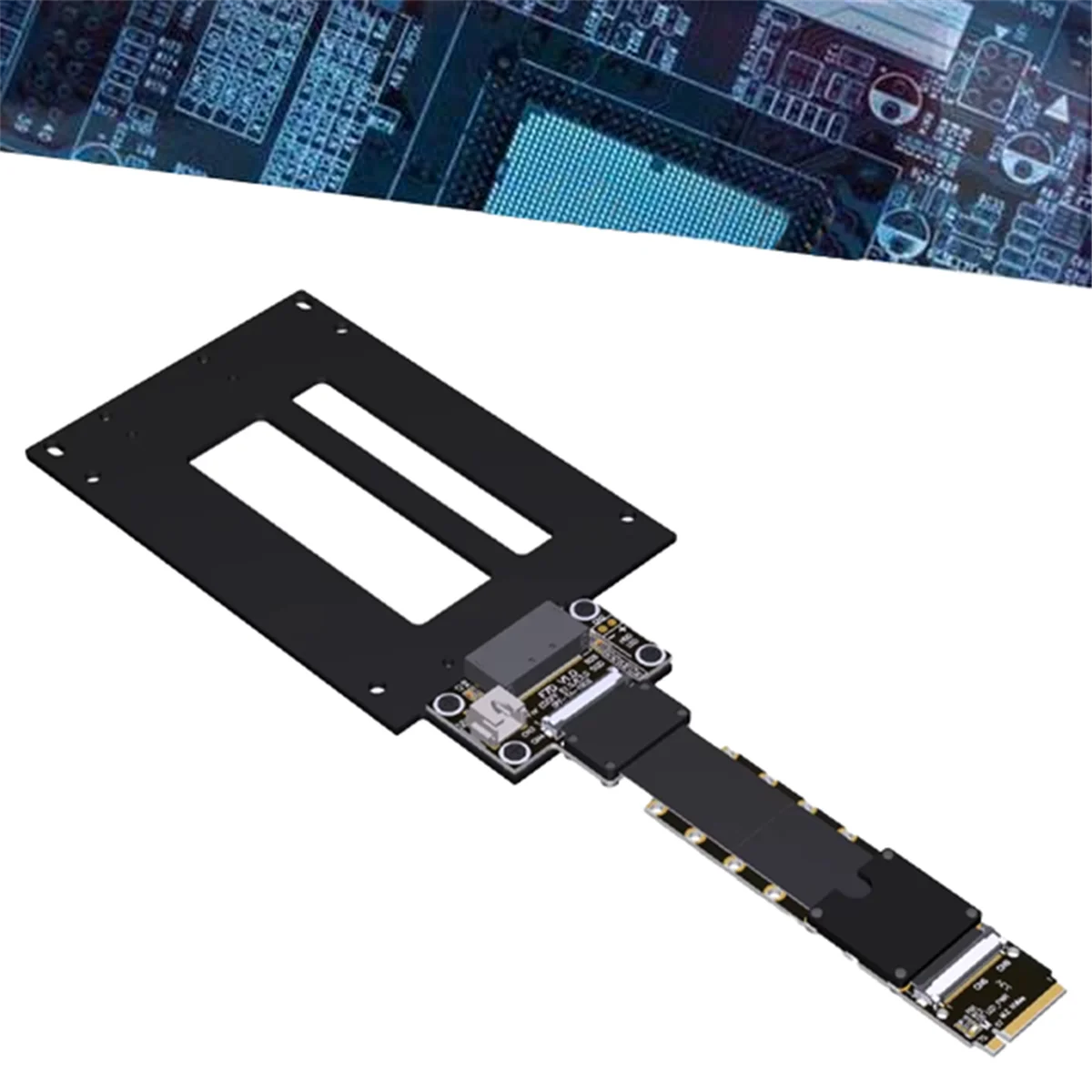A49T F47SD M.2 NVMe a E1.S/E3.S Cable de extensión SSD PCIe 5,0 X4 SFF-TA-1002, alta velocidad 128G/Bps grado profesional 50cm