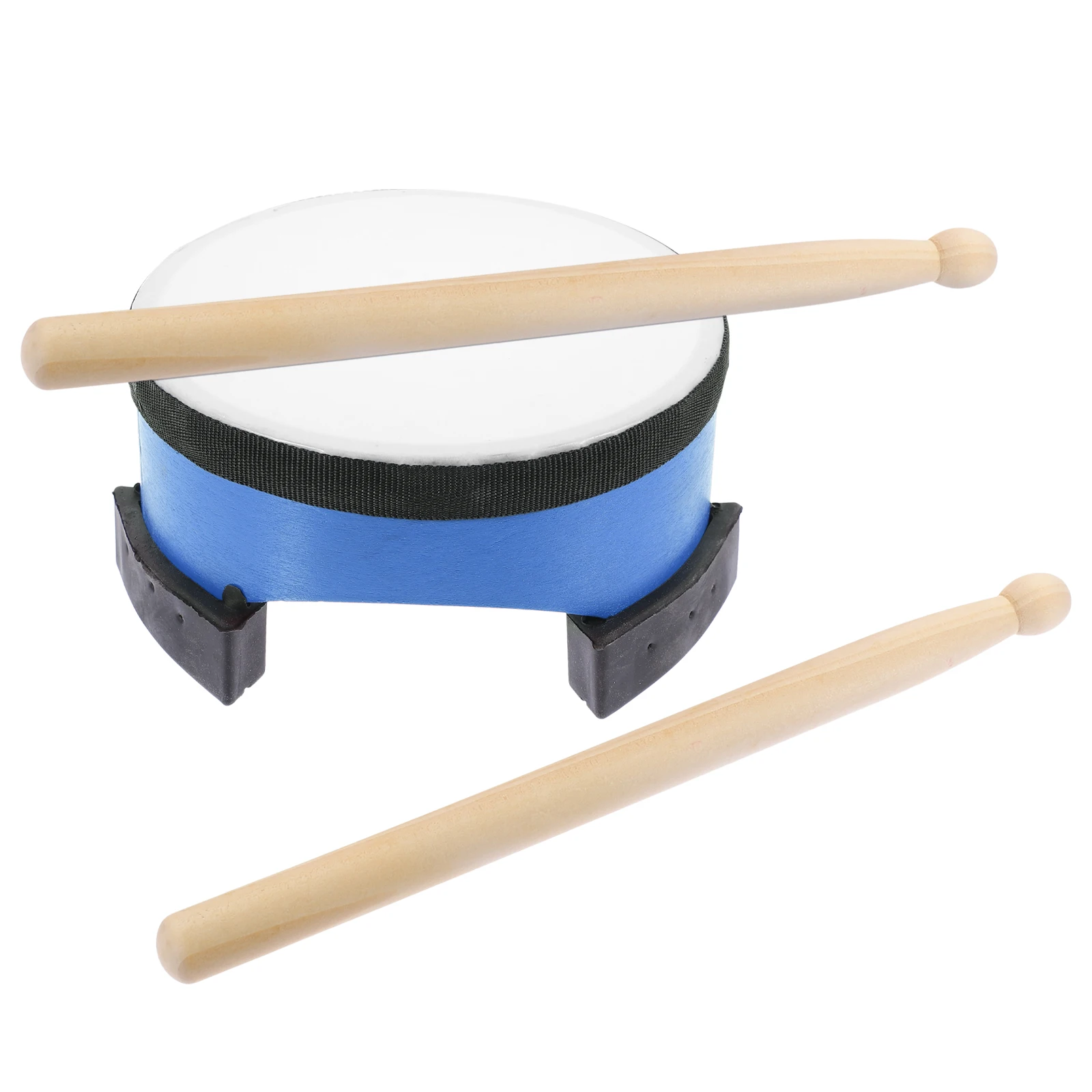 6 インチフロアドラム 1 セット子供打楽器幼児音楽玩具赤色耐摩耗性リズムコーディネーション