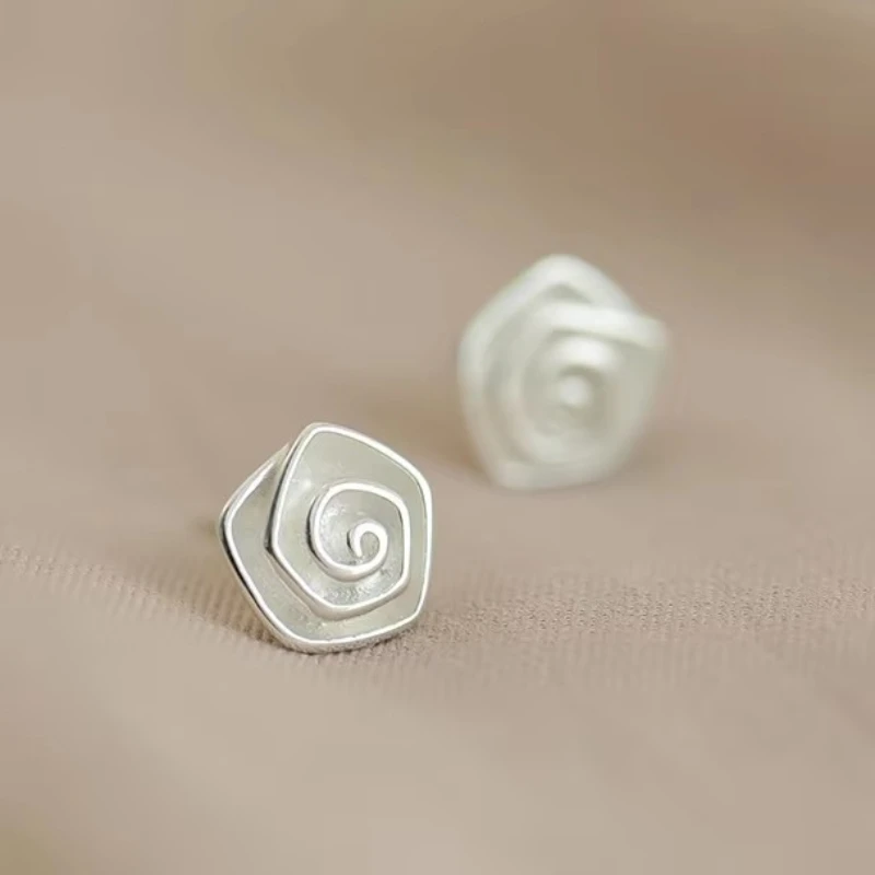 REETI 925 sterling silver rose stadniny kolczyki dla kobiet elegancka biżuteria ślubna pendientes mujer moda 2019 Brincos