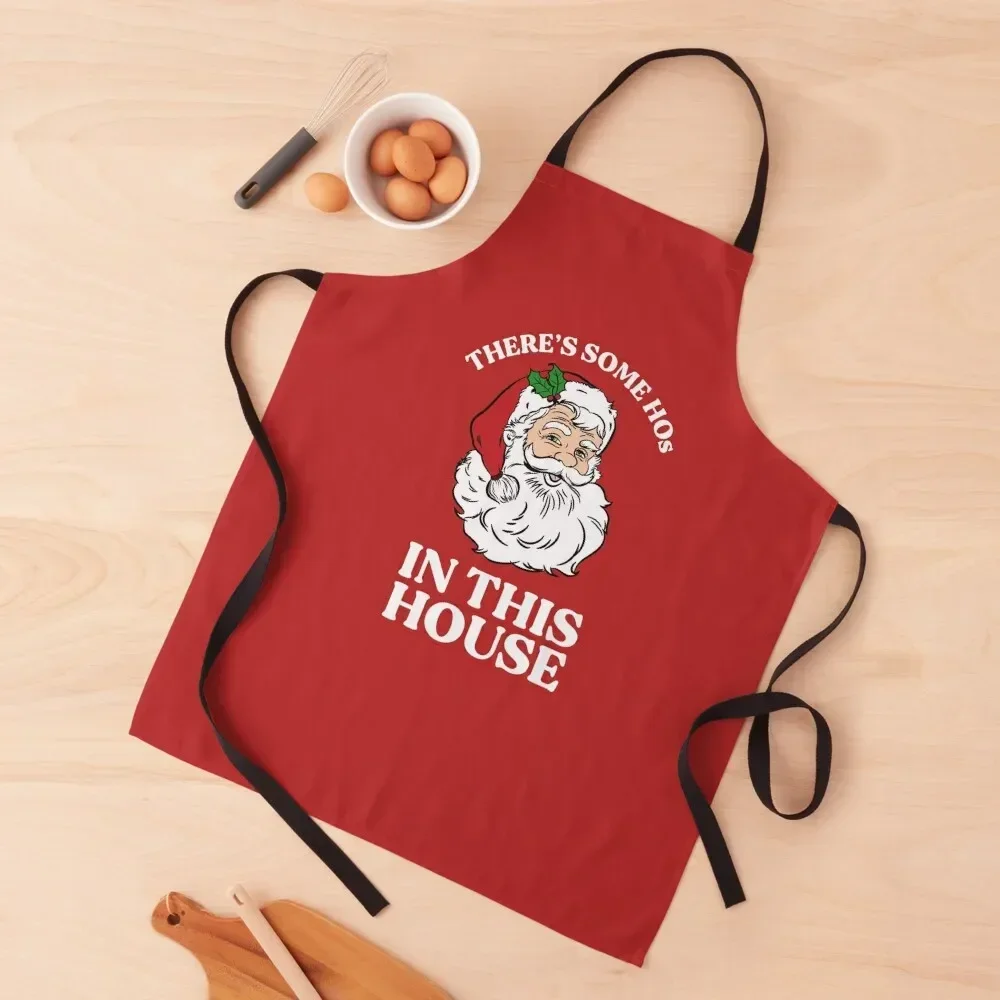 

There's Some Hos In this House Apron For Girl barber men Women's Dresses Apron