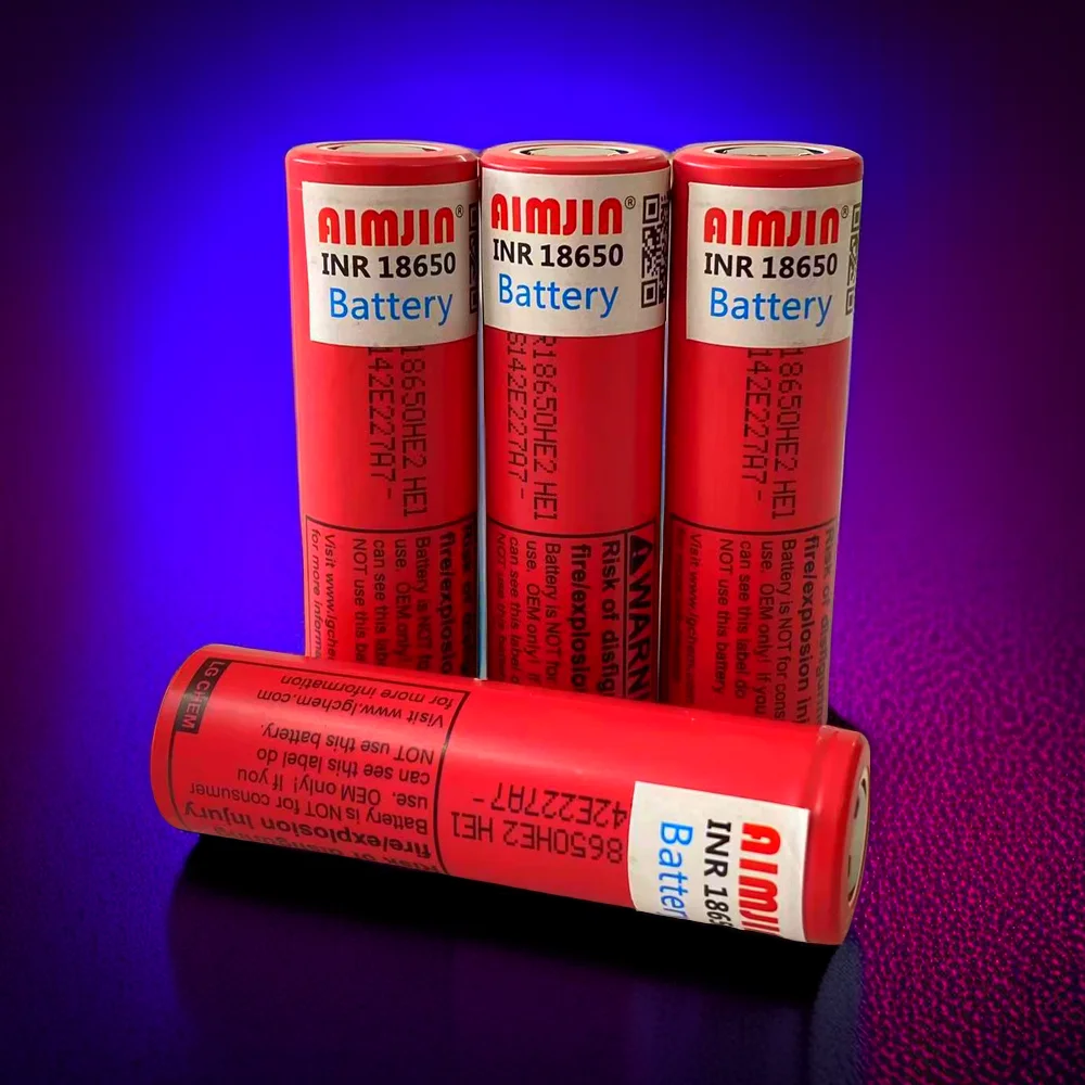 100% oryginalny akumulator 18650 HE2 3,6 V 2500 mAh 20A Akumulator HE2 18650 Elektronarzędzia + ładowarka
