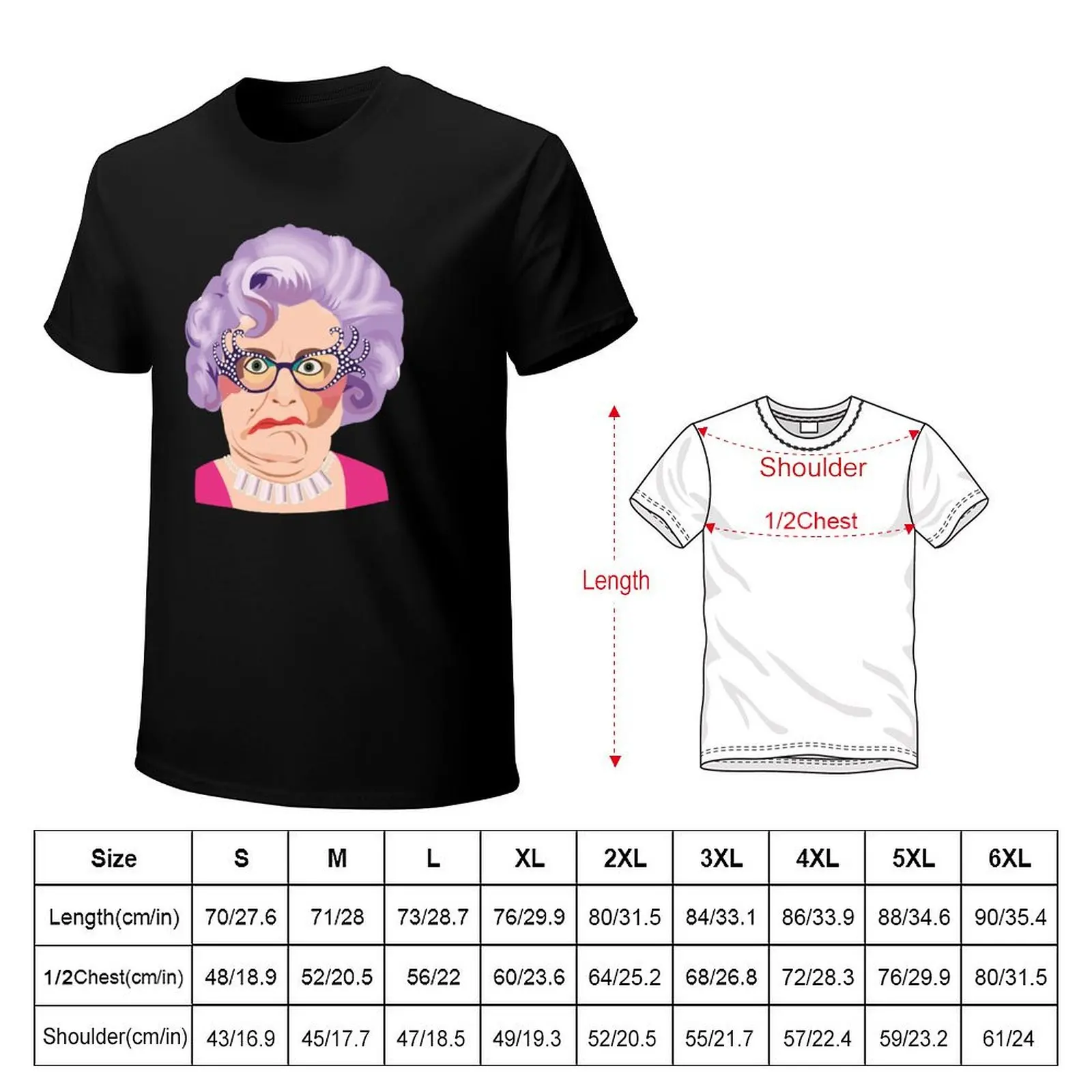 Dame Edna, Enda Everage, Barry Humphries, Aussie comedy, Australian T-Shirt t shirt man cotton T-Shirt