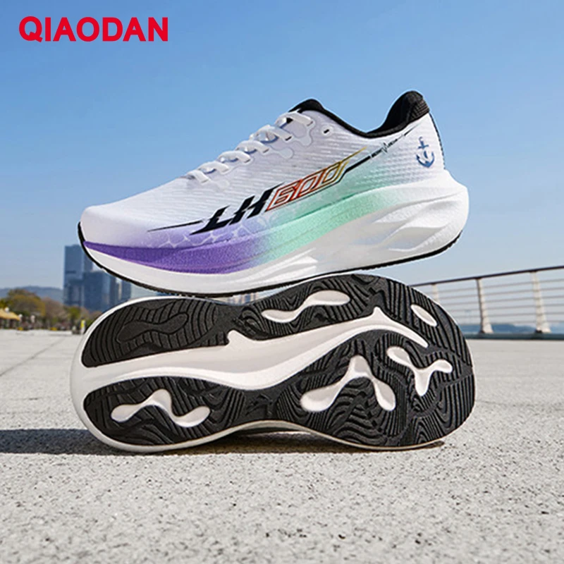 QIAODAN LH600 2nd Men Running Shoes Breathable Mesh Sneakers Shock Absorption Rebound Cushioning Athletic Footwear QXB023263229R